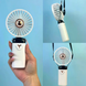 Портативний акумуляторний міні-вентилятор Mini Fan TP-01 з присоскою та USB Type-C &bull; Ручний і настільний вентилятор для дому, офісу, авто та поїздок