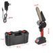 Мини пила Mini Electric Chain Saw1 48V в кейсе с 2 аккумуляторами &bull; Портативная аккумуляторная пила для деревьев и дров