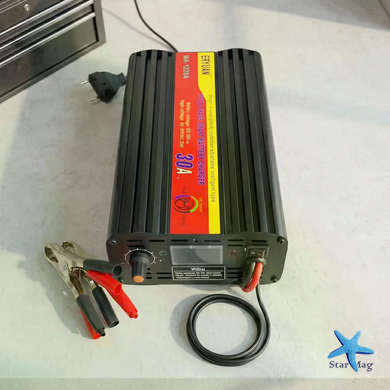 Зарядное устройство EY-1230A 30A 12V для свинцово-кислотных аккумуляторов &bull; Автоматическая зарядка АКБ для авто, мото, ИБП и техники