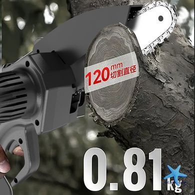 Акумуляторна коса &ndash; триммер для трави та міні пила MAX 48V Набір садових інструментів 2 в 1