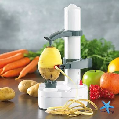 Овочечистка автоматична електрична для чищення фруктів та овочів · Яблукочистка · Картоплечистка