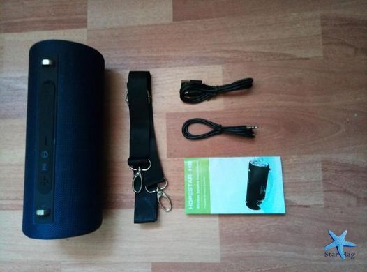 Портативная влагозащищенная стерео Bluetooth блютуз колонка Hopestar Bl H39 (Bluetooth, MP3, AUX, Mic) PR4