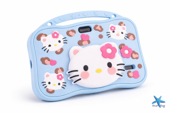 Дитячий планшет G123 Hello Kitty з Wi-Fi на Android 7 дюймів &bull; Дитячий Android планшет для ігор, навчання, мультфільмів і подарунка дівчинці