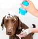 Щетка для мытья животных Cleaning Device The Gentle Dog Washer с силиконовыми ворсинками для купания и массажа собак и кошек