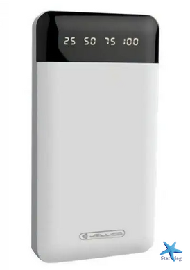 Зовнішній акумулятор Powerway TX10 10000mAh Портативний зарядний пристрій Li-Ion Powerbank Повербанк із цифровим дисплеєм