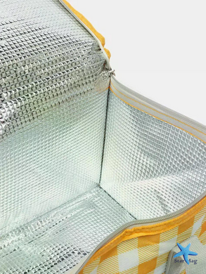 Термосумка для пляжу та пікніка 35&times;20&times;20 см &bull; Сумка-холодильник для продуктів, напоїв, відпочинку, дороги та кемпінгу