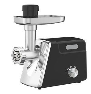 Електрична м&rsquo;ясорубка Hoffmans HM-280 2000 Вт &bull; Шнекова м&rsquo;ясорубка з реверсом, 3 решітками та насадкою для ковбас