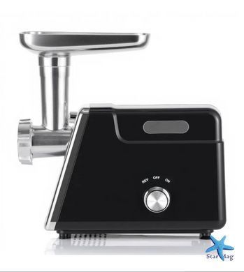 Електрична м&rsquo;ясорубка Hoffmans HM-280 2000 Вт &bull; Шнекова м&rsquo;ясорубка з реверсом, 3 решітками та насадкою для ковбас
