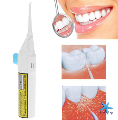 Іригатор Power Floss для чищення зубів та гігієни порожнини рота портативний механічний флоссер
