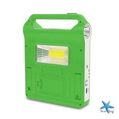 Фонарь LED EP-038A Power Bank с солнечной панелью и 2 лампочками ∙ Многофункциональный фонарь EP-038A с зарядкой от солнца и USB
