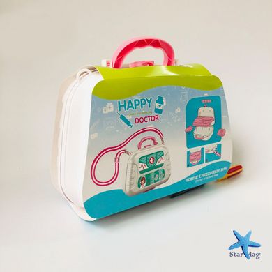 Игровой набор Счастливый доктор для детей складной сумке кейсе