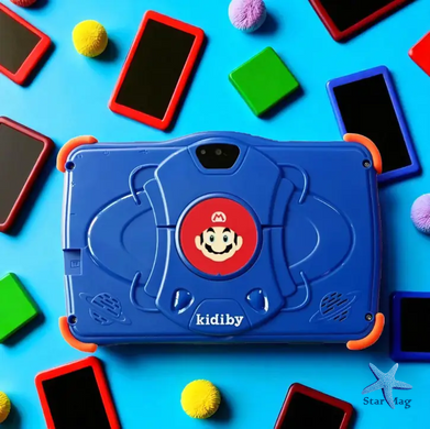 Дитячий планшет Kidiby K85 у прогумованій кришці з Wi-Fi на Android 7 дюймів &bull; Дитячий Android планшет у захисному чохлі для ігор, навчання, мультфільмів і подарунка дитині