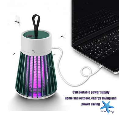 Уничтожитель – ловушка насекомых Electronic shock Mosquito killing lamp USB Лампа от комаров и мух