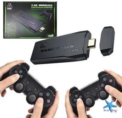 Игровая приставка DATA FROG Y3 Lite Game Stick 64 ГБ с 4K HDMI &bull; Ретро консоль с 10 000 играми и 2 беспроводными джойстиками для телевизора
