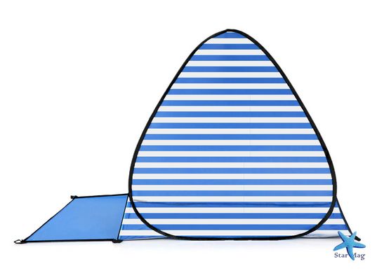 Намет автоматичний пляжний Stripe 150 х 165 х 110 см · Саморозкладний туристичний намет із захистом від ультрафіолету Upf 50+ в чохлі