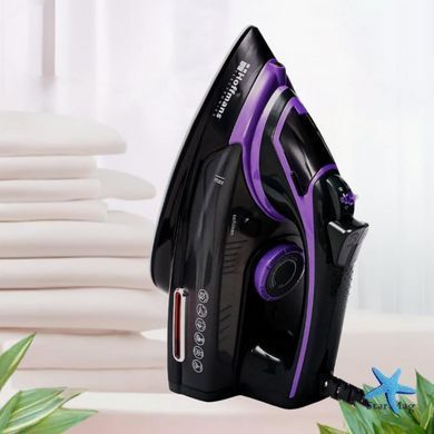 Утюг Hoffmans HM-9021 3000W &bull; Паровой утюг с керамической подошвой функцией автоотключения и мощным паровым ударом