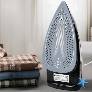 Утюг Hoffmans HM-9021 3000W &bull; Паровой утюг с керамической подошвой функцией автоотключения и мощным паровым ударом