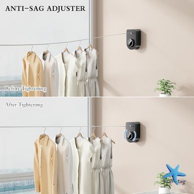Сушка трос Wall Dryer WD-5 для білизни ∙ Надійна та зручна сушка Wall Dryer WD-5