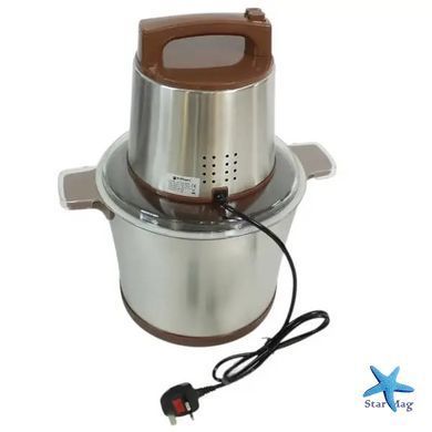 Электрический измельчитель Hoffmans 12L 4800W HM-8878 &bull; Мощный кухонный металлический чоппер