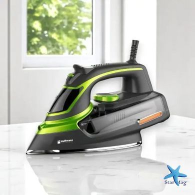 Утюг Hoffmans HM-9021 3000W &bull; Паровой утюг с керамической подошвой функцией автоотключения и мощным паровым ударом