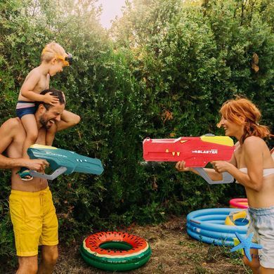 Водяний пістолет дитячий &laquo;Крокодил&raquo; Water Gun &bull; Акумуляторний водяний бластер з автоматичним набором води для літніх ігор