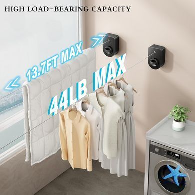 Сушка трос Wall Dryer WD-5 для білизни ∙ Надійна та зручна сушка Wall Dryer WD-5
