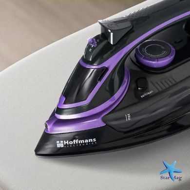 Утюг Hoffmans HM-9021 3000W &bull; Паровой утюг с керамической подошвой функцией автоотключения и мощным паровым ударом