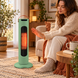 Керамічний обігрівач Tower Heat 2000 Вт зелений &bull; Підлоговий тепловентилятор Tower Heat із пультом, термостатом, таймером та 3 режимами